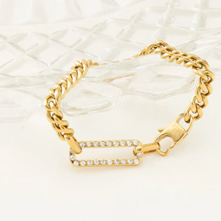 Statement Stone Carabiner Bracelet