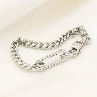 Statement Stone Carabiner Bracelet