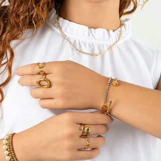 Lock Carabiner Split Bracelet- Model