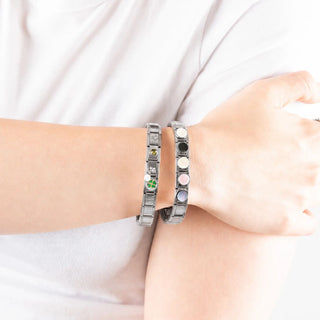 Silver Initial Italian Charm- model