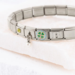 Charm Connector Italian Charm- stainless studio