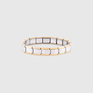 Italian Charm Bracelet- mixed metal
