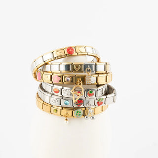 Gold Birthstone Italian Charm- Studio