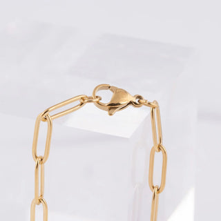 14K Gold Filled PLUS™ 4mm Paperclip Chain Bracelet