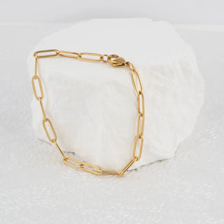 14K Gold Filled PLUS™ 4mm Paperclip Chain Bracelet