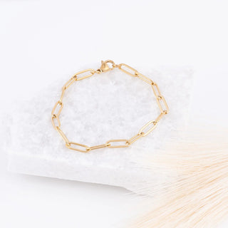 14K Gold Filled PLUS™ 4mm Paperclip Chain Bracelet