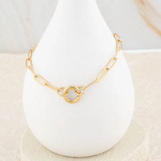 14K Gold Filled PLUS™ Charm Keeper Chain Bracelet