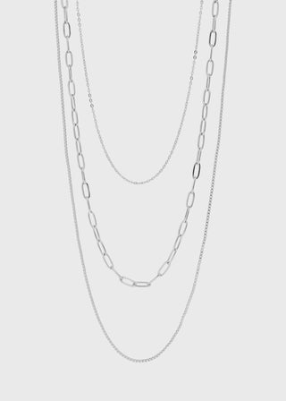 3 Chain Layered Necklace Set