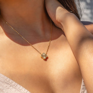 Lucky Clover Charm Necklace