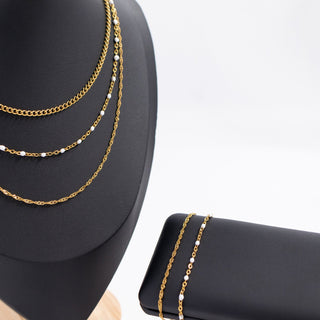 White Confetti Bracelet