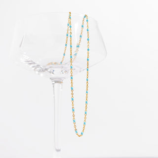 Turquoise Confetti Necklace