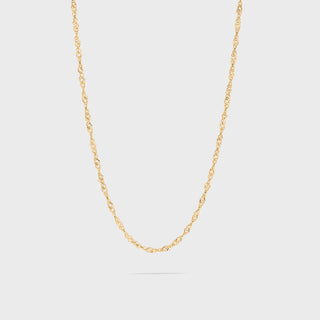 Gold Singapore Chain Necklace