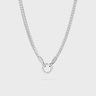 Curb Charm Holder Necklace