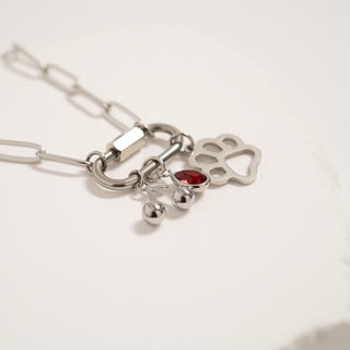 Teardrop Birthstone Charm