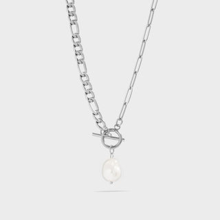 New Horizons Freshwater Pearl Carabiner Necklace