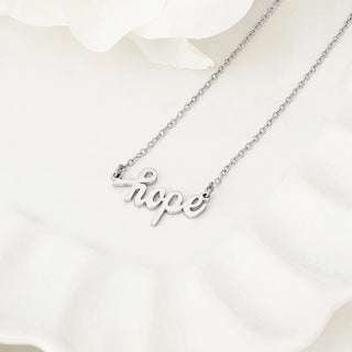 Hope Necklace- stainless studio 