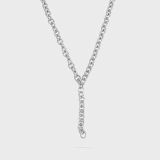 Chunky Chain Lariat Necklace