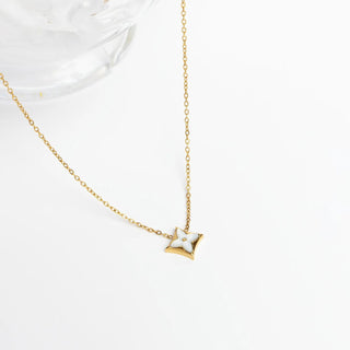 Mother Of Pearl Star Necklace