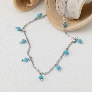 Dangle Turquoise Stone Necklace