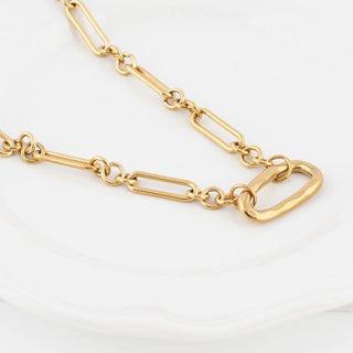 Mixed Link Carabiner Necklace