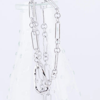 Mixed Link Carabiner Necklace