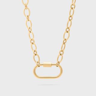 Loop Chain Carabiner Necklace - Main