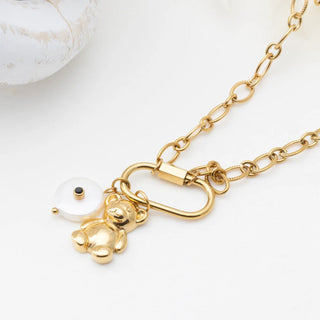 Loop Chain Carabiner Necklace - Studio
