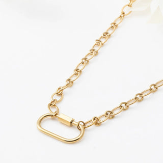 Loop Chain Carabiner Necklace - Studio