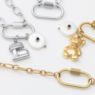 Loop Chain Carabiner Necklace - Studio
