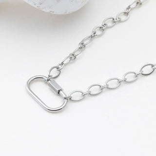 Loop Chain Carabiner Necklace - Studio