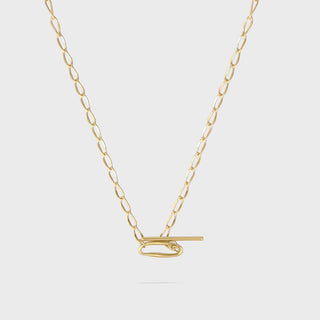 Oval Link Toggle Chain Necklace - Main