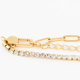 Lock Carabiner Split Chain Necklace- Studio