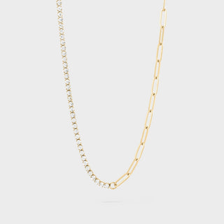 Lock Carabiner Split Chain Necklace- Main
