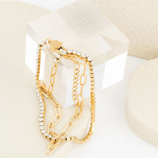 Lock Carabiner Split Chain Necklace- Studio