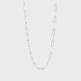 Lock Paperclip Necklace- Main