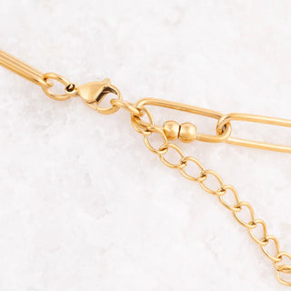 Knot Paperclip Chain Necklace- Studio