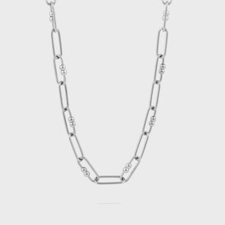 Knot Paperclip Chain Necklace- Main