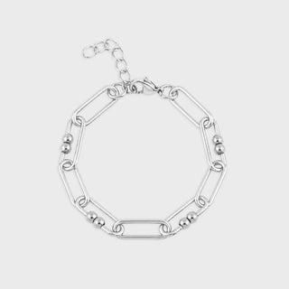 Knot Paperclip Chain Bracelet- Main