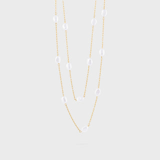 Layered Pearl Necklace- Main