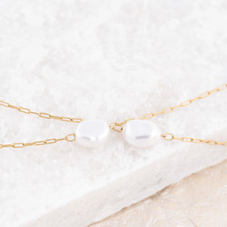 Layered Pearl Necklace- Studio