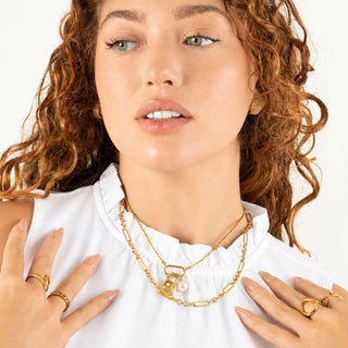 Mixed Chain Necklace- Model
