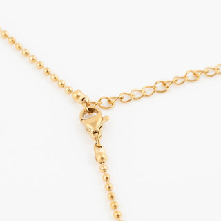 Beaded Charm Holder Necklace- Studio