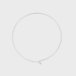 Charm Holder Lock Collar Necklace- Main