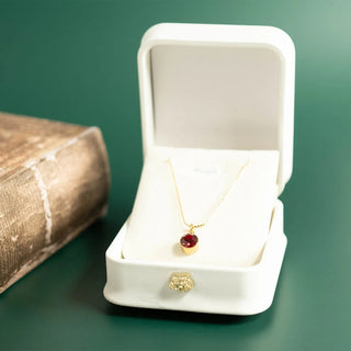 Round Birthstone Charm 8mm