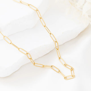 14K Gold Filled PLUS™ Paperclip Chain Necklace- Studio