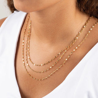14K Gold Filled PLUS™ Lip Chain Necklace