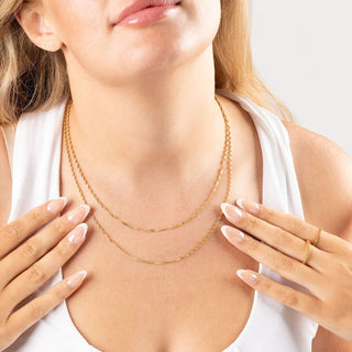 14K Gold Filled PLUS™ Singapore Chain Necklace