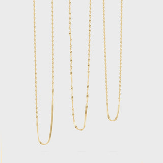 14K Gold Filled PLUS™ Singapore Chain Necklace