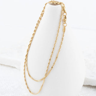 14K Gold Filled PLUS™ Singapore Chain Necklace