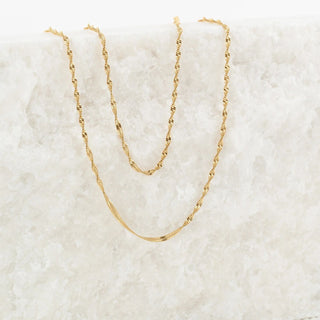 14K Gold Filled PLUS™ Singapore Chain Necklace